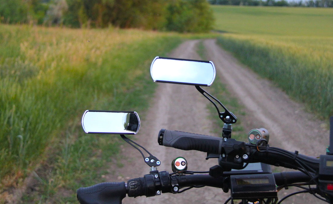 Зеркало для электро велосипеда 1шт. AL
